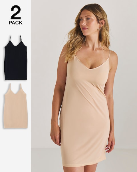 Pretty Secrets 2 Pack Midi Full Slips