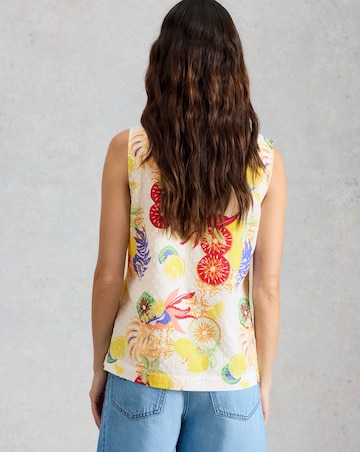 White Stuff Paradise Organic Cotton Vest