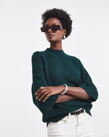 Funnel Neck Batwing Jumper