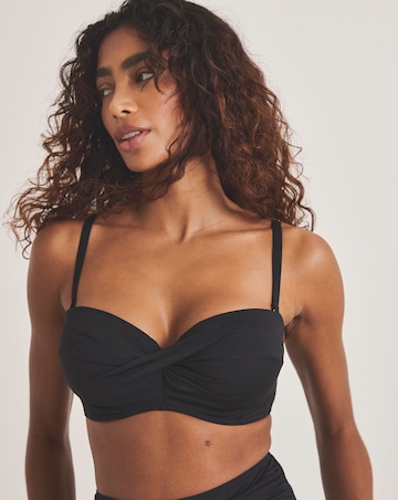 MAGISCULPT Twist Front Bandeau Underwired Bikini Top