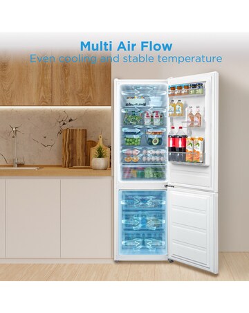 Midea Fridge Freezer - White + Installation