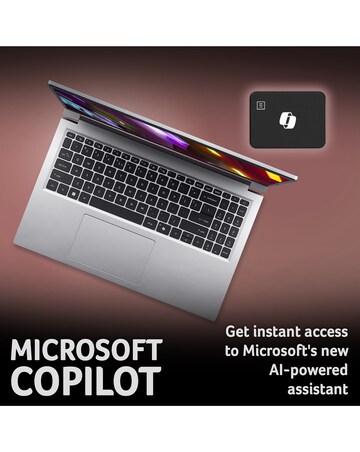 Acer Aspire Lite Laptop - 15.6in Intel N150 8GB 128GB - Silver
