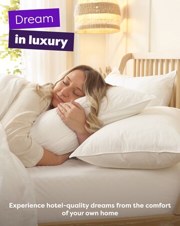 Slumberdown Duck Feather Medium Support Pillow 2 Pack