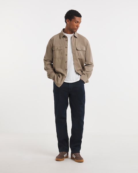 Wrangler Texas Straight Fit Jean - Blue/Black
