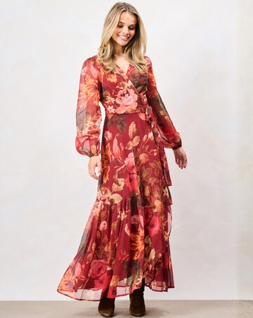 Hope & Ivy The Ashley Wrap Dress