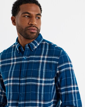 Long Sleeve Check Flannel Shirt