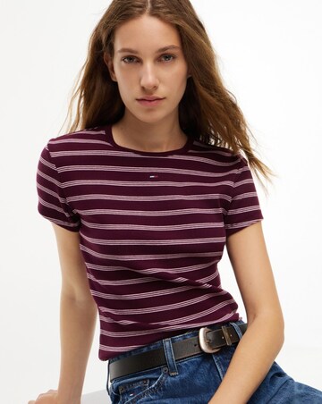 Tommy Jeans Slim Rib Tee