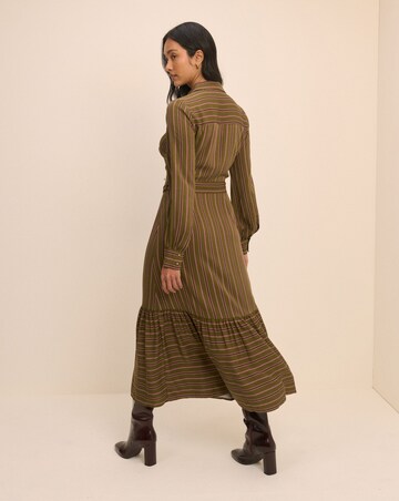 NOBODY'S CHILD PETITE BRANDY SHIRT MIDI DRESS