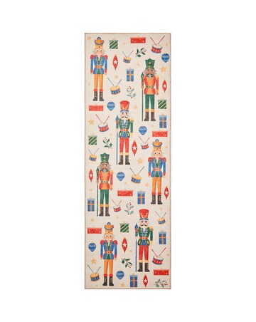 Christmas Nutcrackers Washable Runner