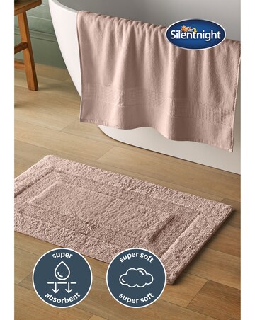 Silentnight Supersoft Cotton Bath Mat