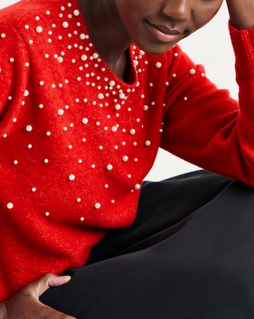 Pearl Neckline Jumper