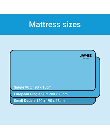 Jay-Be Kids Waterproof Anti-Microbial Sprung Mattress - European Single