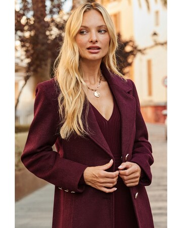 Sosandar Premium Longline Wool Coat