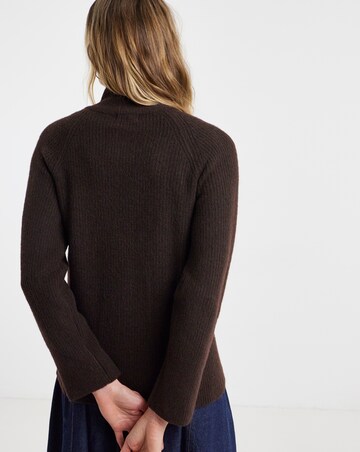 Sponge Zip Through Cardigan