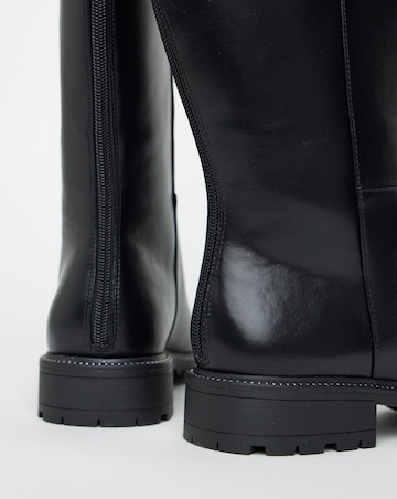 Brynlee Flat Calf Boots - Wide Fit (E) & Curvy Calf