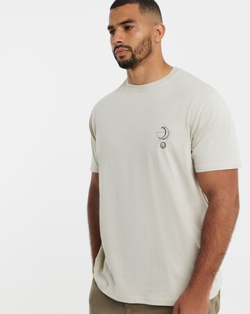 Jack & Jones Astro Back Graphic T-Shirt - Off White