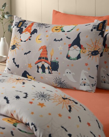 Catherine Lansfield Halloween Gonks Duvet Cover Set