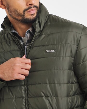 Jack & Jones Elvis Light Puffer Coat - Green