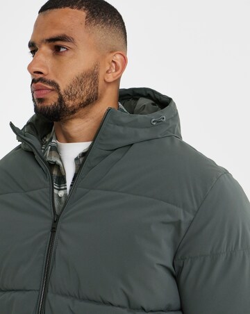 Jack & Jones Galaxy Puffer Jacket - Grey