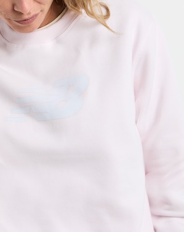 New Balance Fleece Logo Crew Neck Sweatshirt
