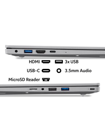 Acer Aspire Lite Laptop - 14in Intel Celeron 8GB 128GB - Silver