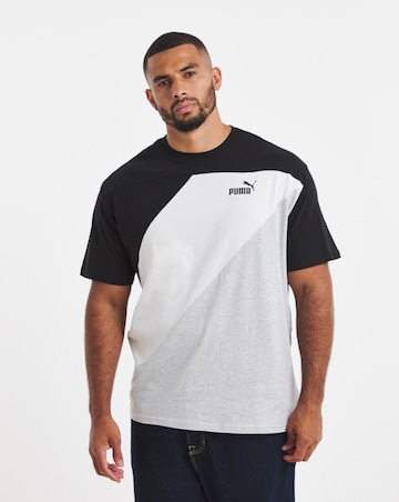 PUMA POWER Colourblock T-Shirt