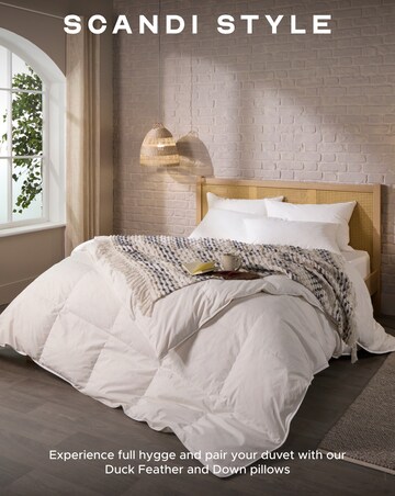 Snuggledown Scandi Natural Duck Feather & Down 10.5 Tog Duvet