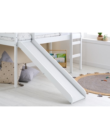 Birlea Kids Frankie Midisleeper With Slide- White