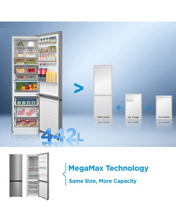 Midea Large Capacity Combi FridgFreez