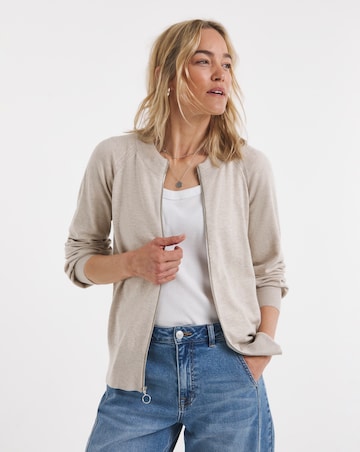Lightweight Knitted Bomber