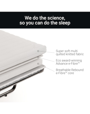 Jay-Be Brushed Twill Footstool Bed with Comfort Mattress