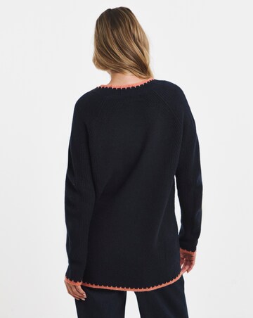 Sponge Slouchy V Neck WHIPSTITCH TUNIC