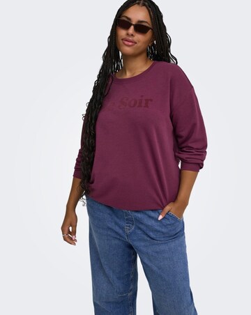 ONLY LE SOIR TONAL PRINT SWEATER