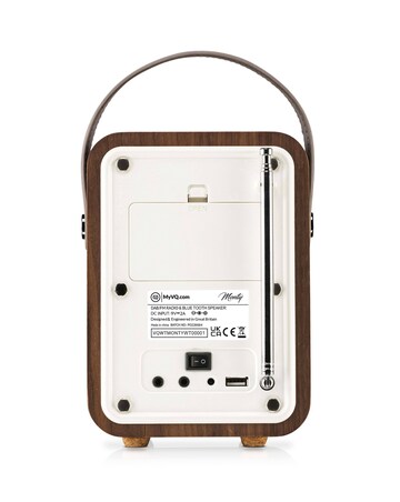 VQ Retro Mini DAB Radio - Walnut