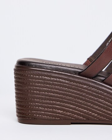 Monarch Wedged Woven Mule - Wide Fit (E)