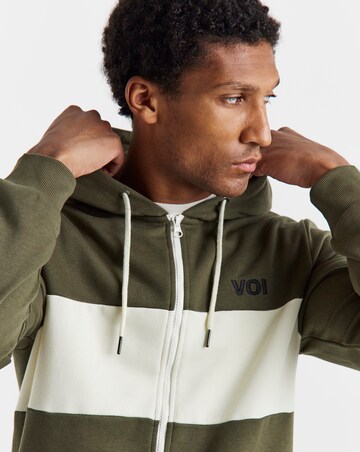 Voi Block Zip up Hoodie Long Length