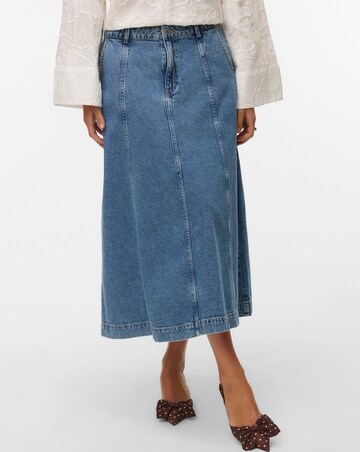 Vero Moda Alaina High Rise 7/8 Denim Skirt