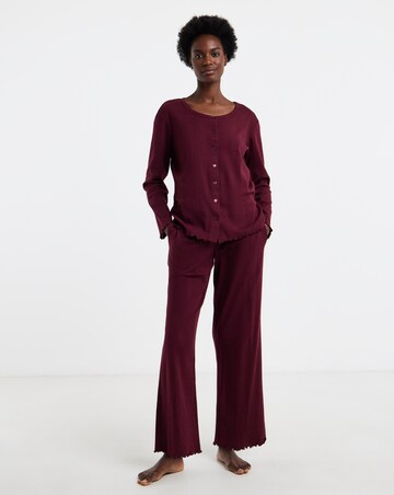 Pretty Secrets Pointelle Rib Pyjama Set
