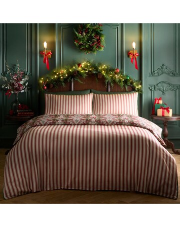 Laurence Llewelyn-Bowen Festive Robin Duvet Cover Set