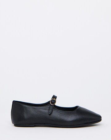 Virginia Mary Jane Flat Shoes - Wide Fit (E)