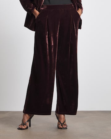 Joanna Hope Velvet Straight Co ord Trouser