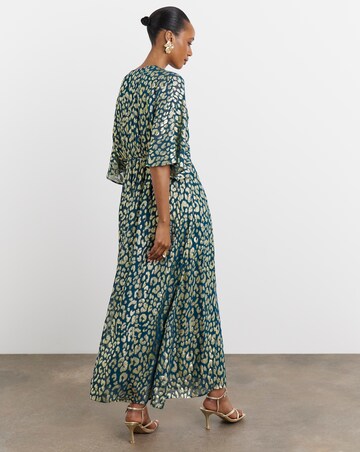 Joanna Hope Metallic Animal Dress