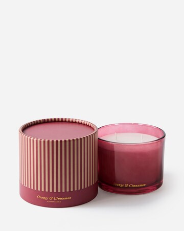 Classic Elegance Orange & Cinnamon Boxed Glass Candle