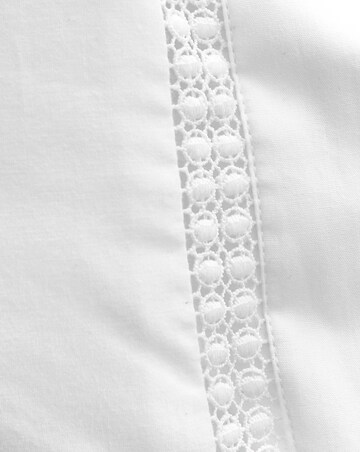Bianca Oxford Lace Trim Duvet Cover Set