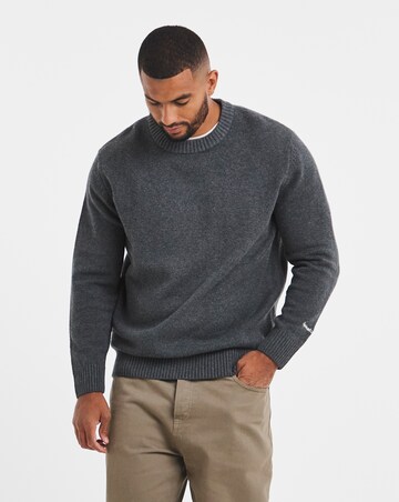 Jack & Jones Norrebro Crew Neck Knit - Dark Grey