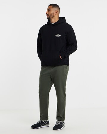 Jack & Jones Norrebro Typo Back Sweat Hoodie - Black