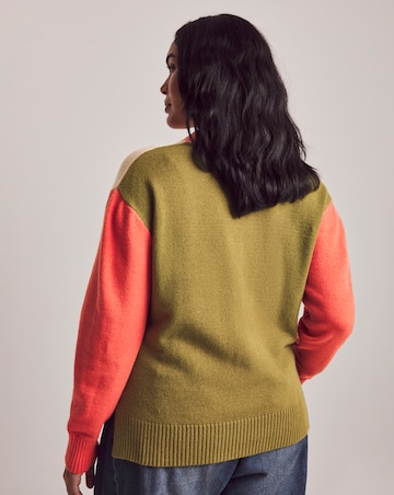 Julipa Colour Block Cardigan