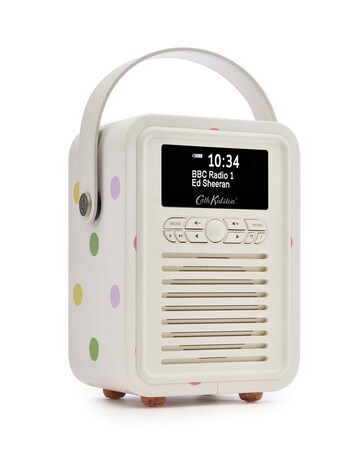 VQ Cath Kidston Spots Retro Mini DAB Radio