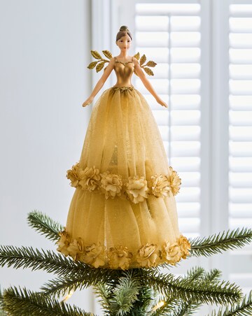 Gisela Graham Gold Fairy Tree Topper