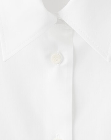 Mango Cotton And Lyocell Blend Straight Shirt